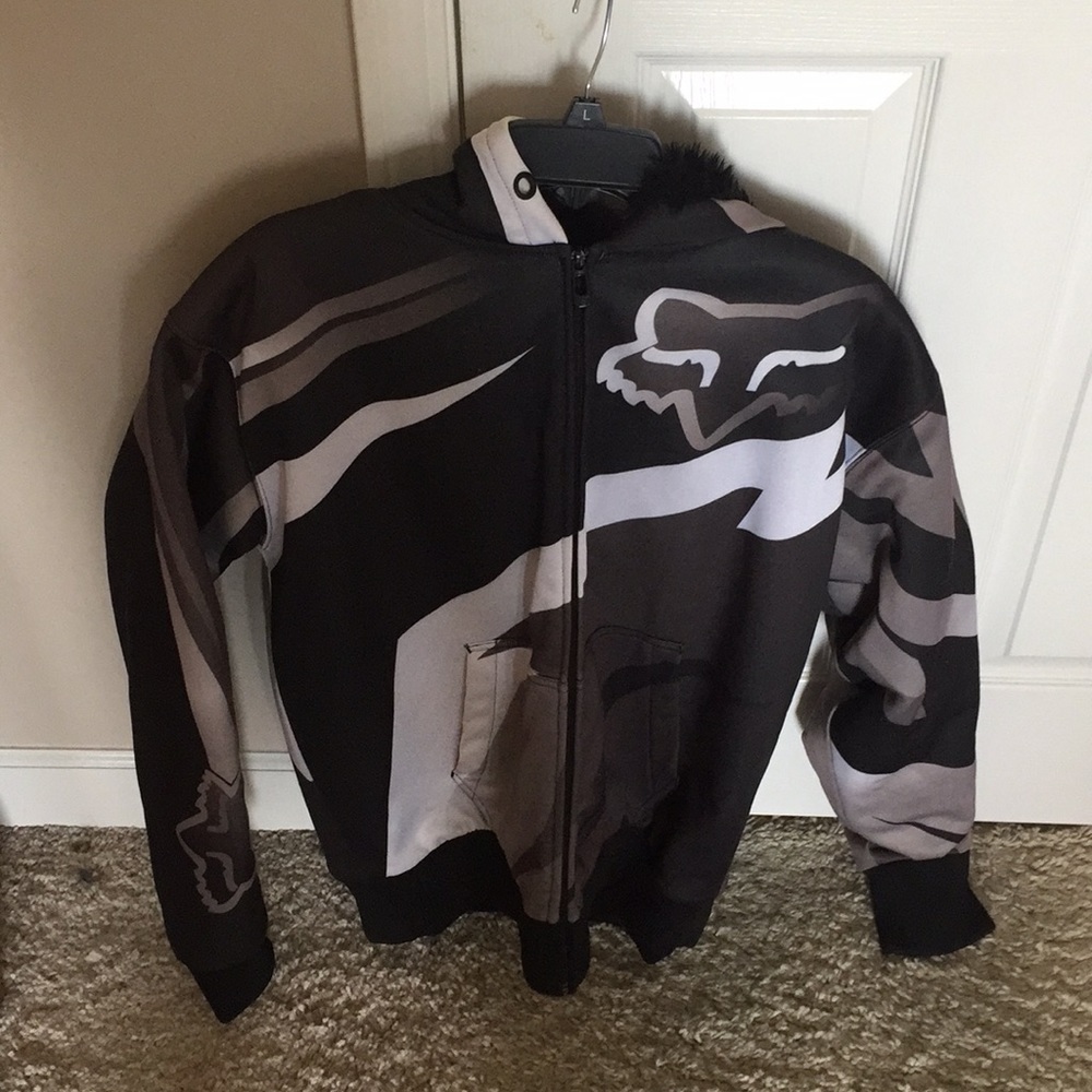 Fox Racing Fur Hoodie Coat